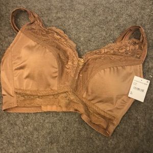 Slightly padded XLNude Bra bralette sized about 38 E